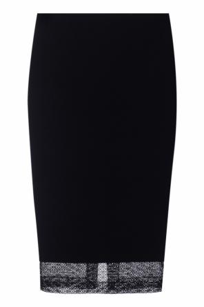 Lace-trimmed pencil skirt, zdjęcie 1 Lace-trimmed pencil skirt od Victoria Beckham